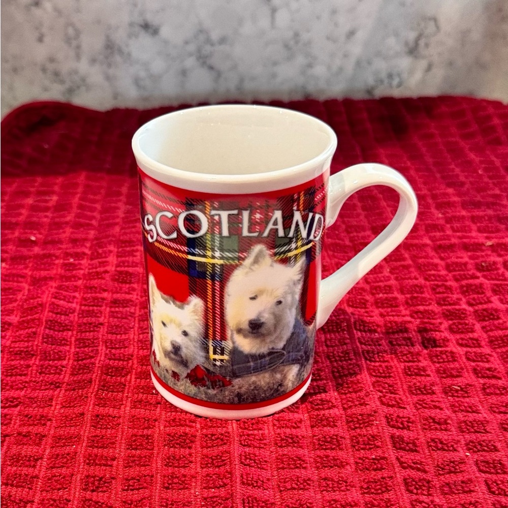 Vintage Scotland tea/coffee cup, from Scotland, UK, 🇬🇧with 2 Westies, 8oz, NWT